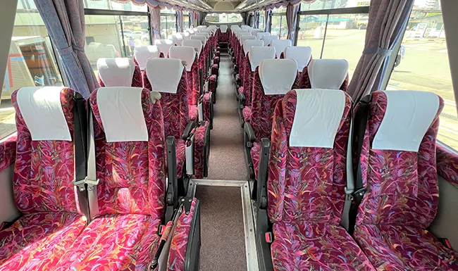 大型バスの座席
