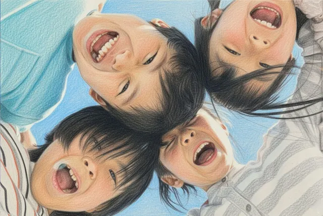 笑顔の子供たち