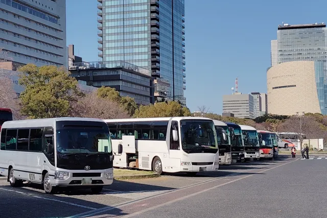 大阪城周辺の貸切バス駐車場