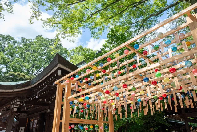 川越氷川神社の風鈴