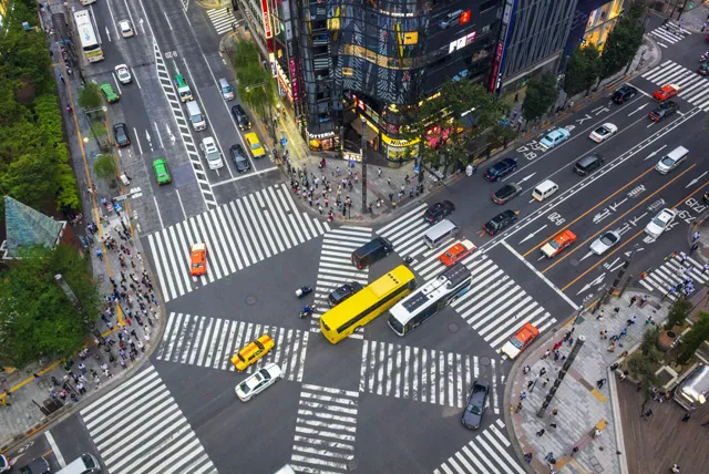 スクランブル交差点