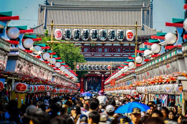 浅草寺の仲見世