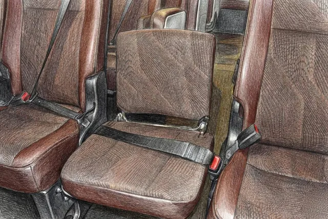 マイクロバスの補助席