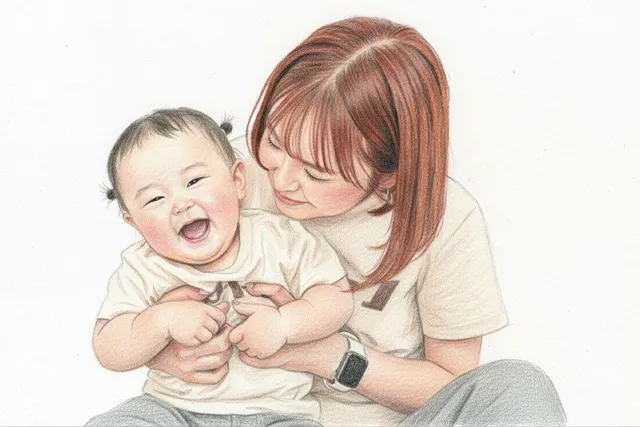 赤ちゃんとお母さん