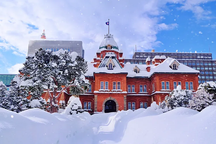 冬の札幌時計台