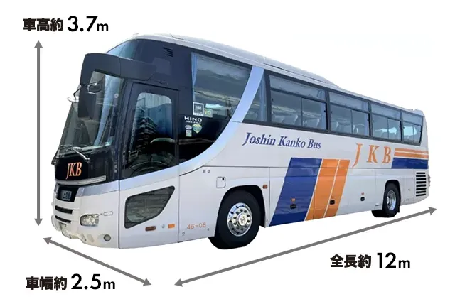大型バスのサイズ