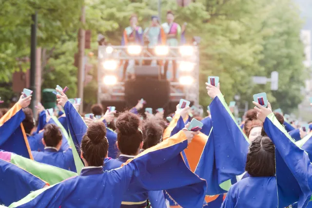 北海道のよさこい祭り