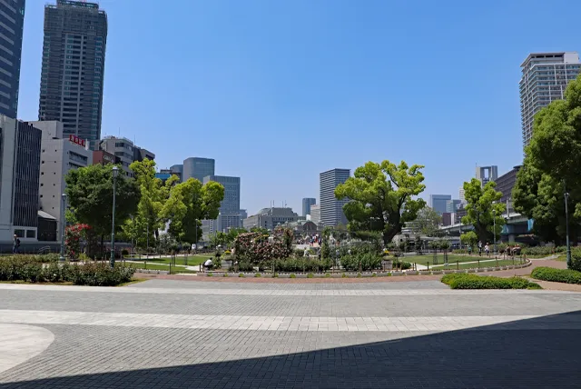 堺市産業振興センター近辺