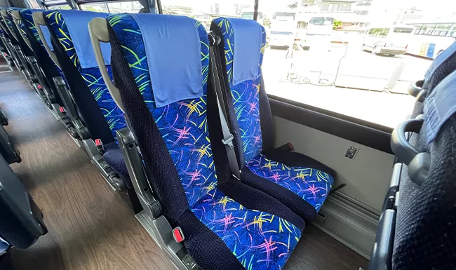 大型バスの座席