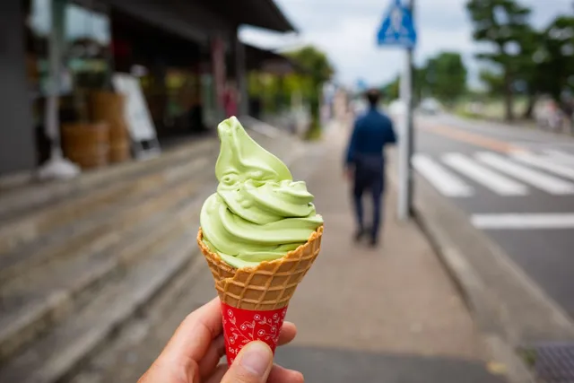 抹茶のソフトクリーム