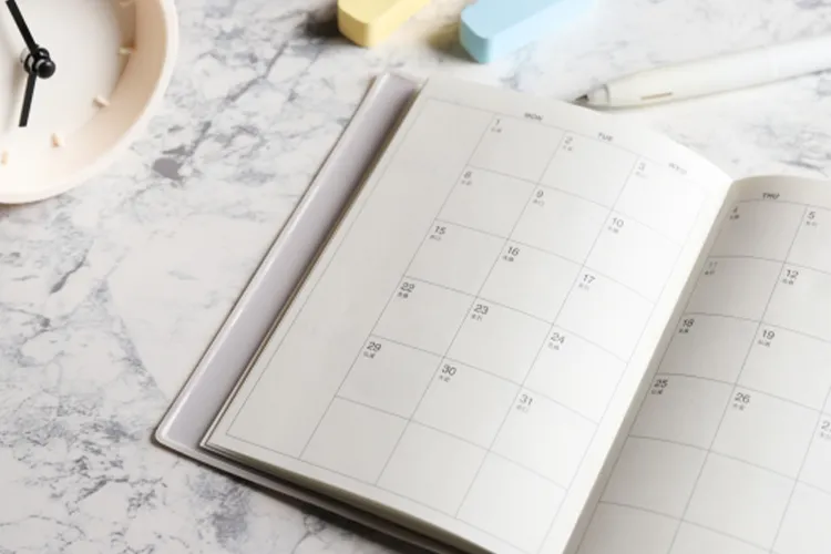 スケジュール帳