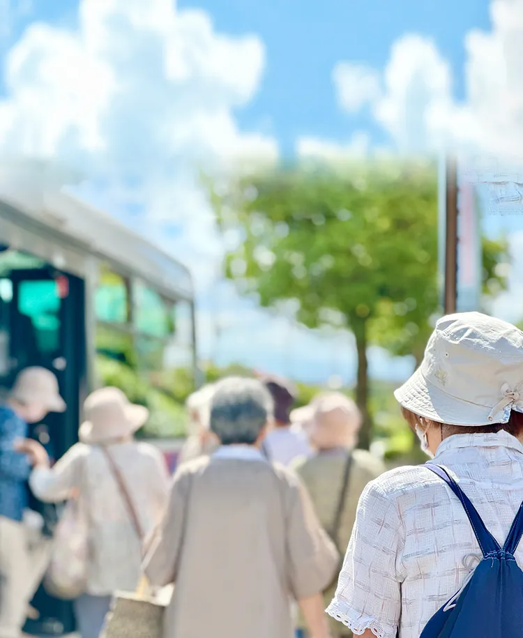町内会のバス旅行
