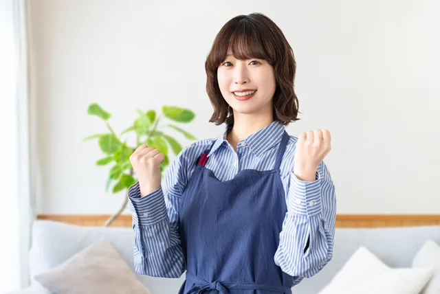 納得する女性