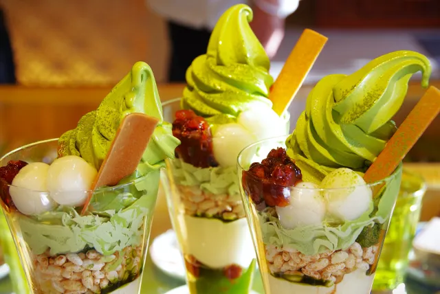 京都の抹茶パフェ