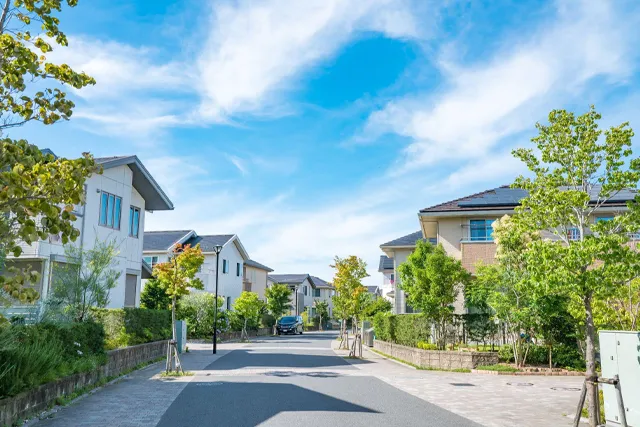 閑静な住宅街
