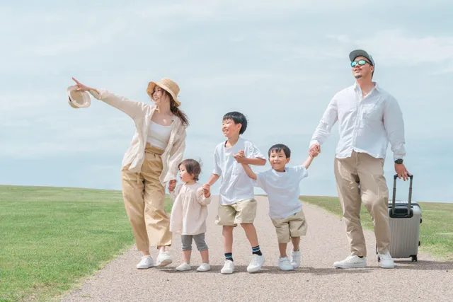 家族でスキー旅行